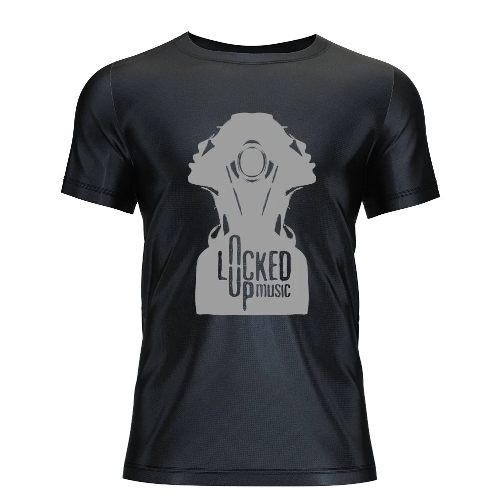 Locked Up Music Classic T-Shirt &mdash; Black